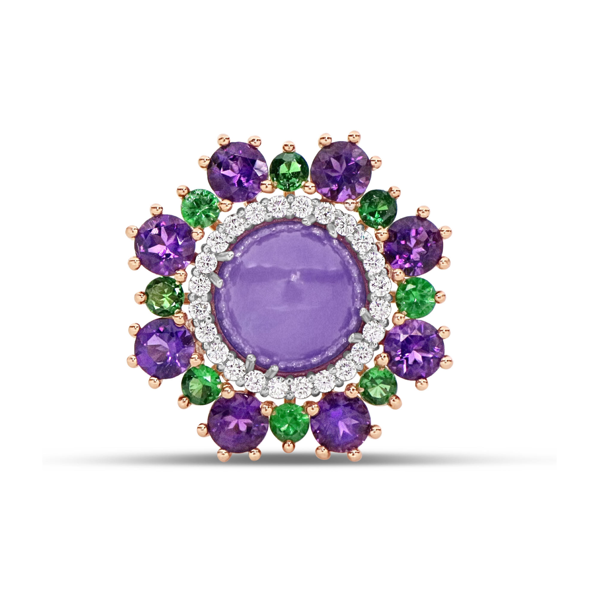 Lilac Anemone Ring