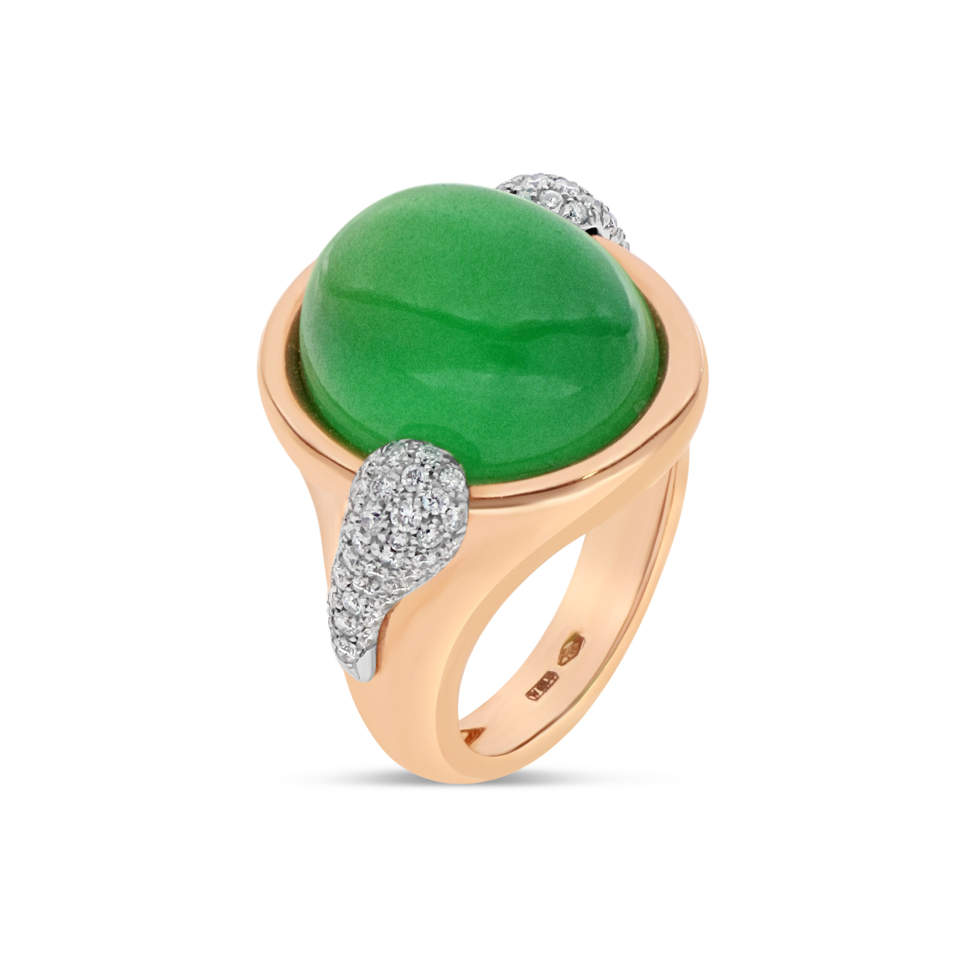 Anello Jade Drop