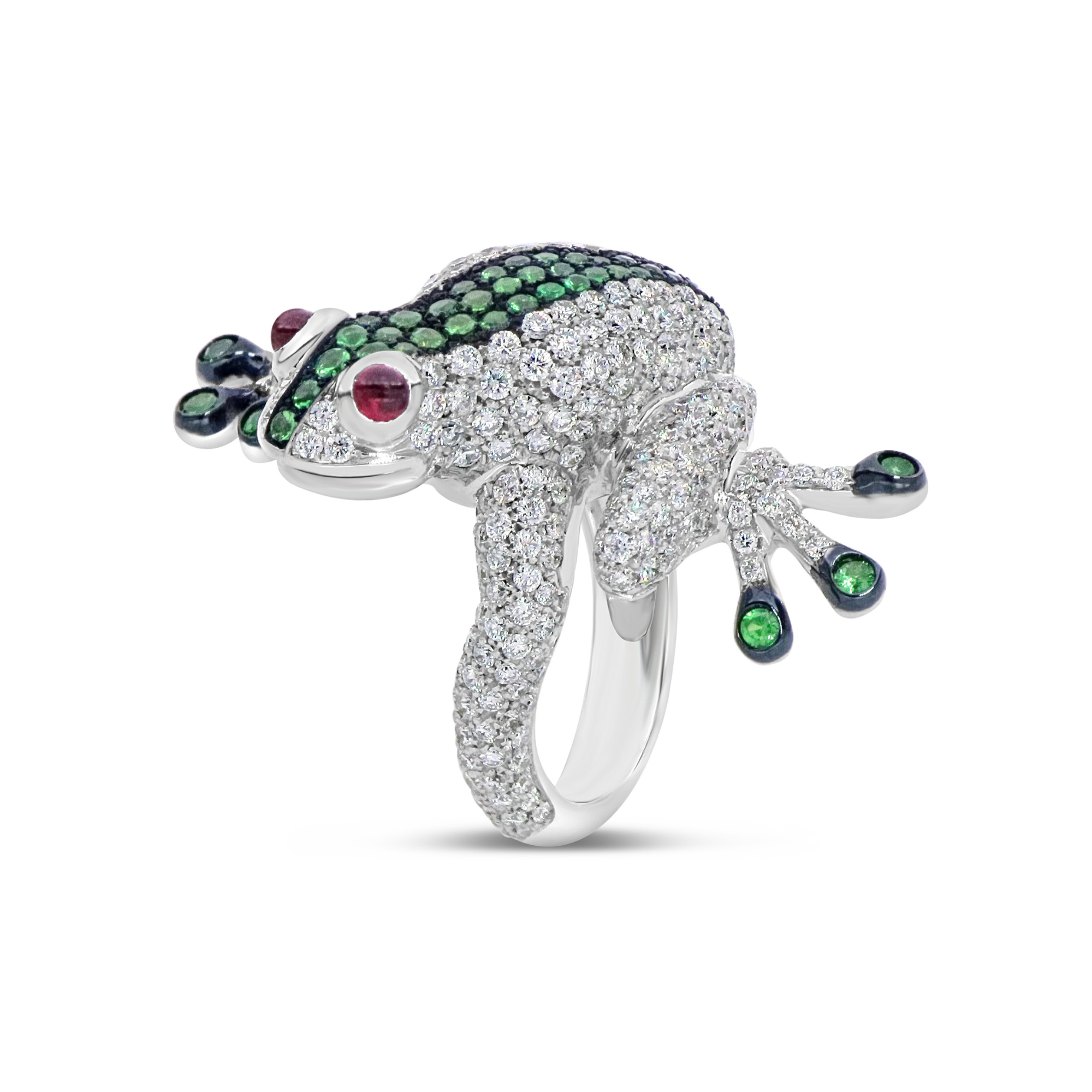 Green Frog Ring