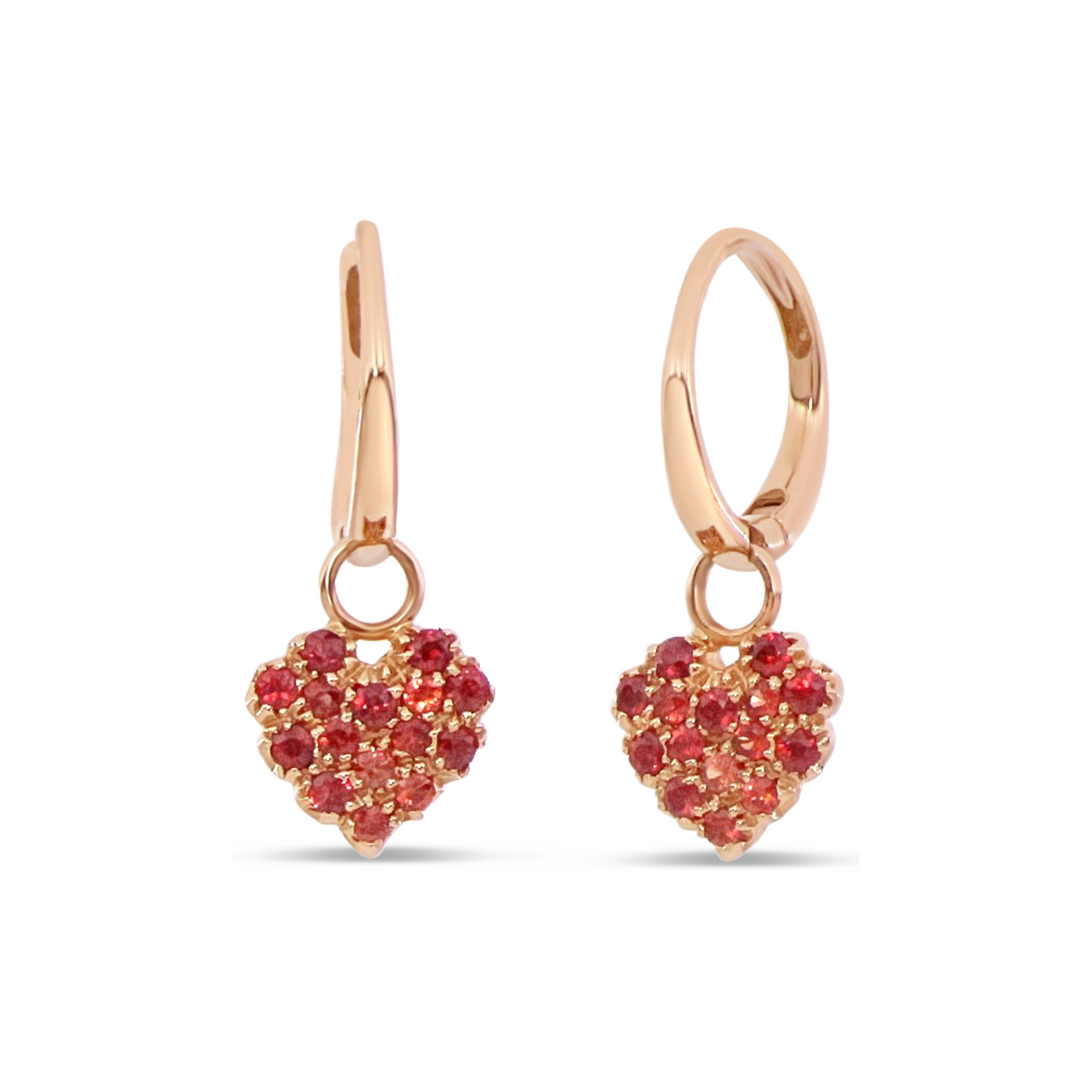 Red Heart Earrings