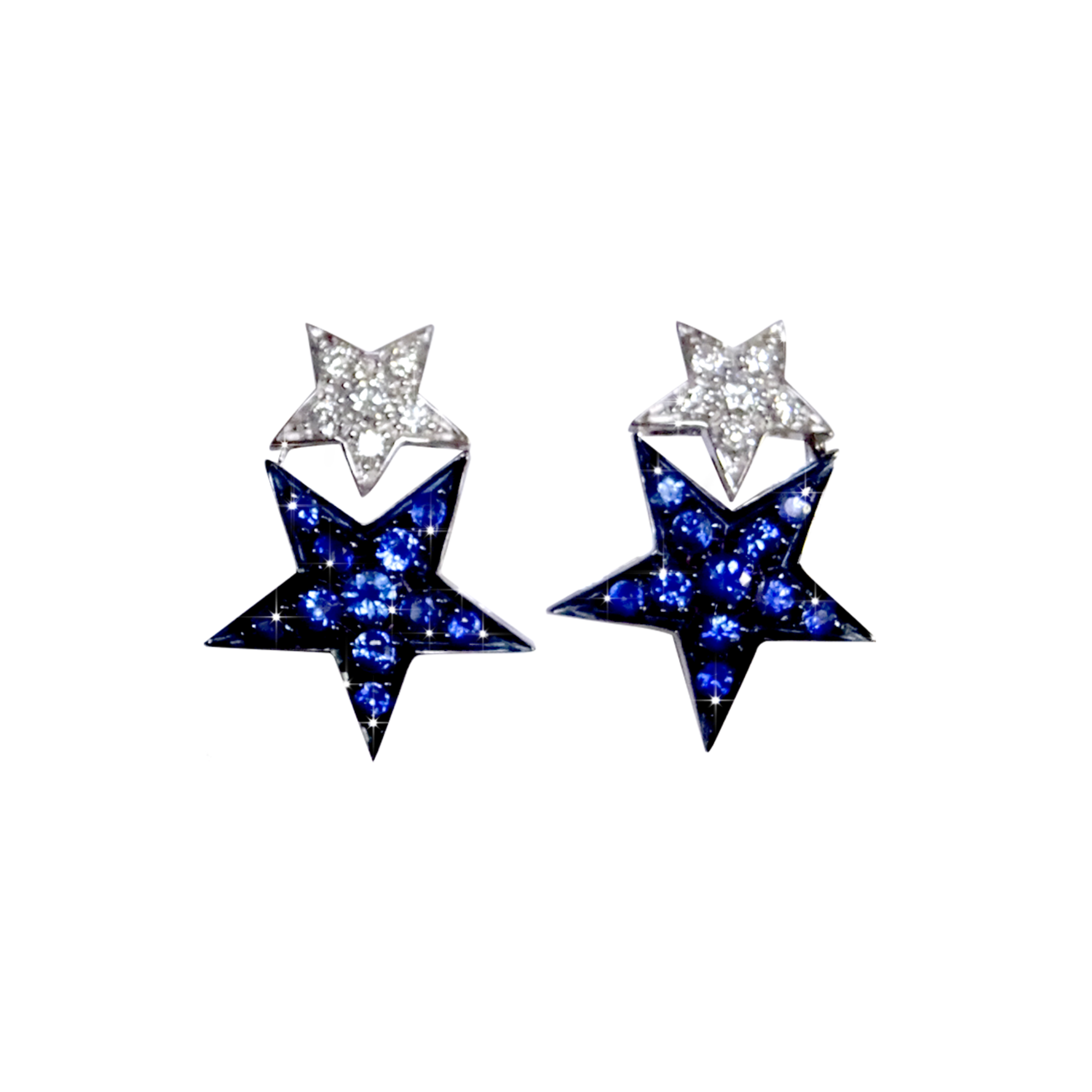 Supernova Blue Earrings