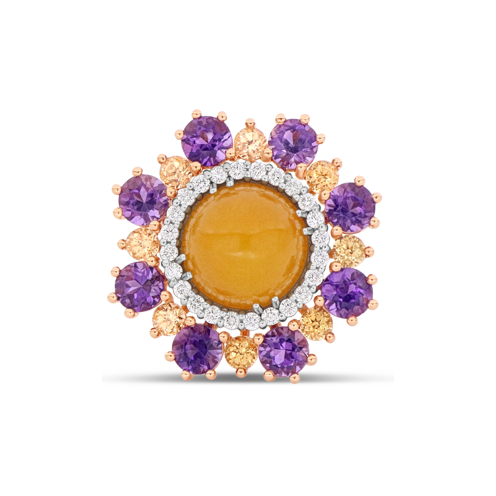 Anello Anemone Giallo