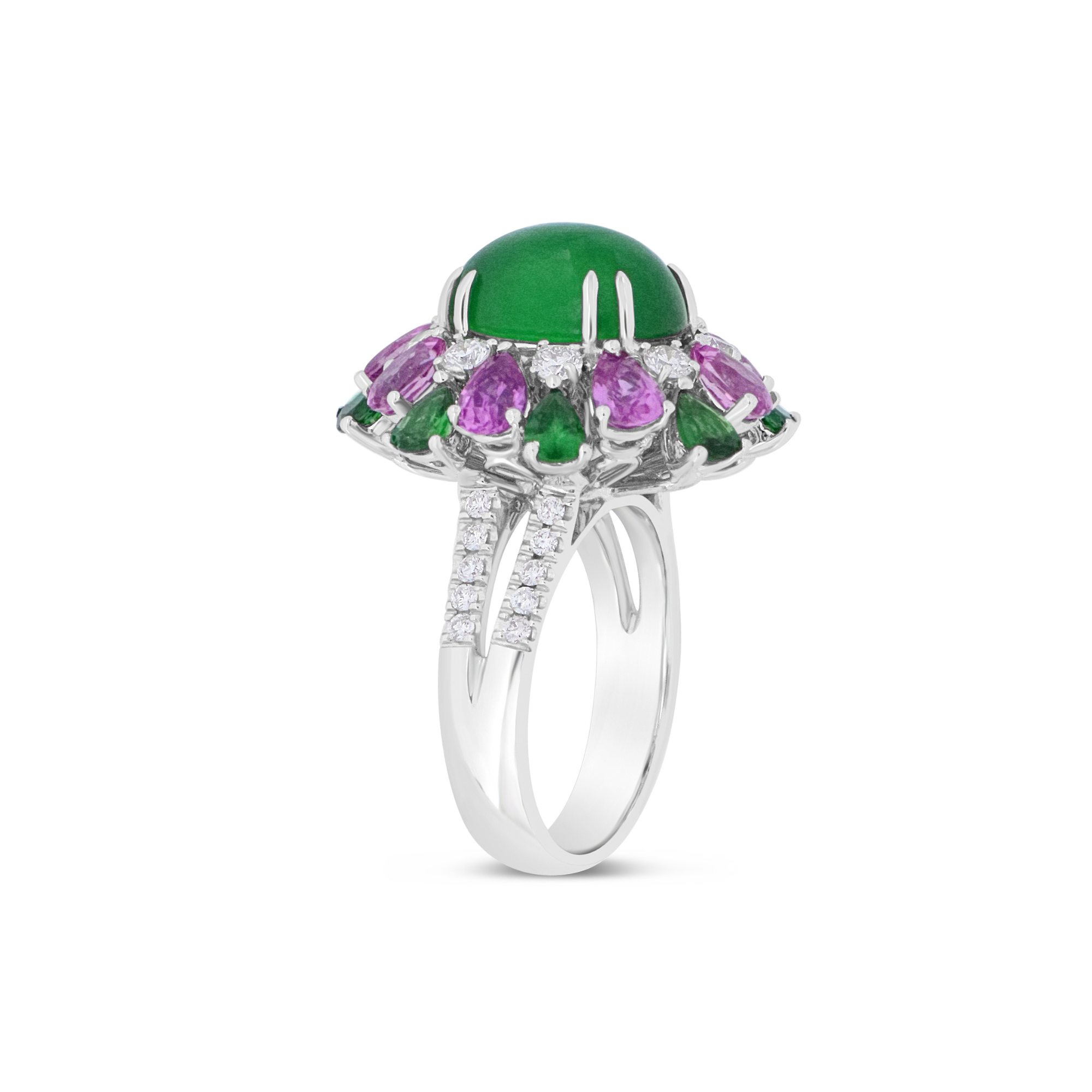 Anello Green Flower