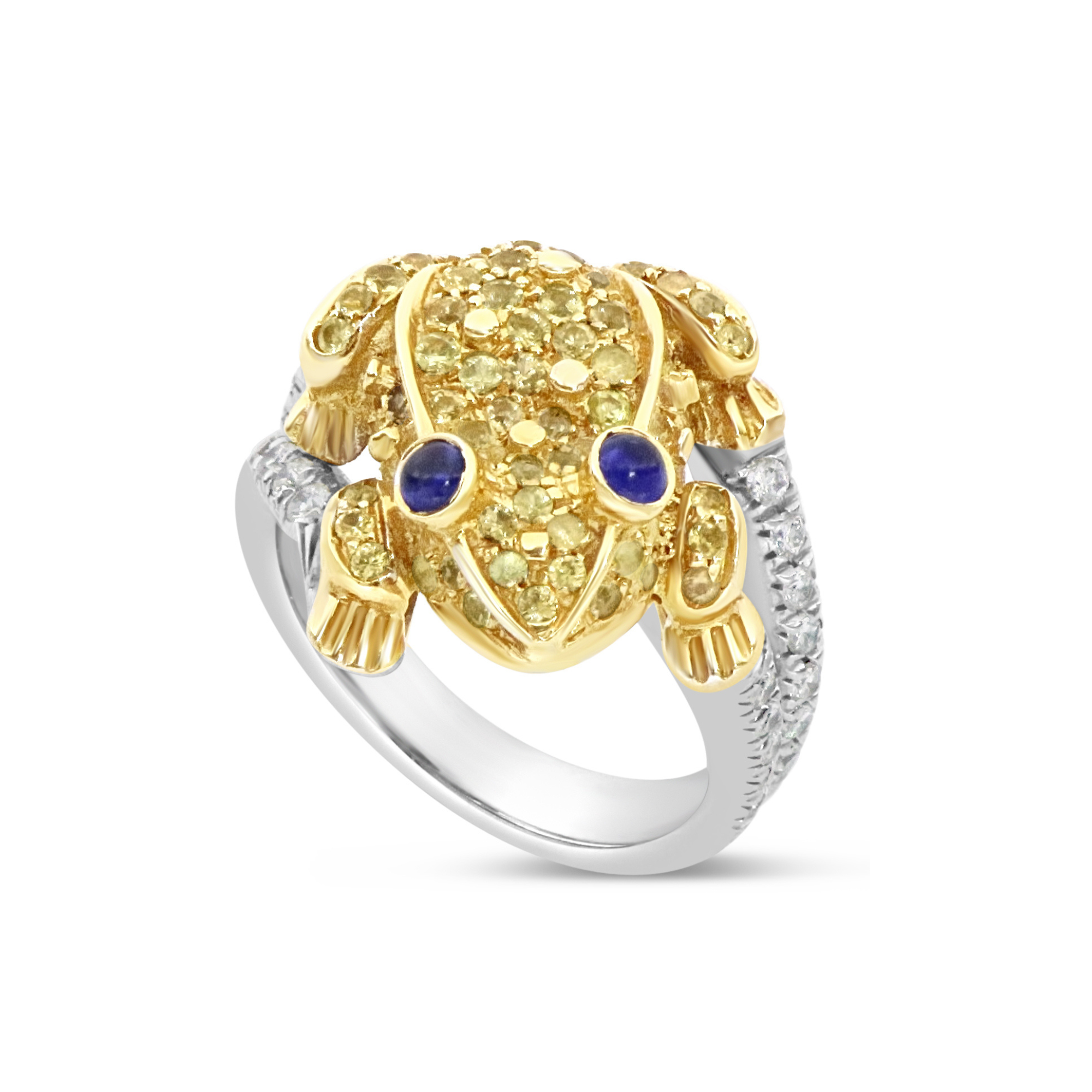 Yellow Frog Ring