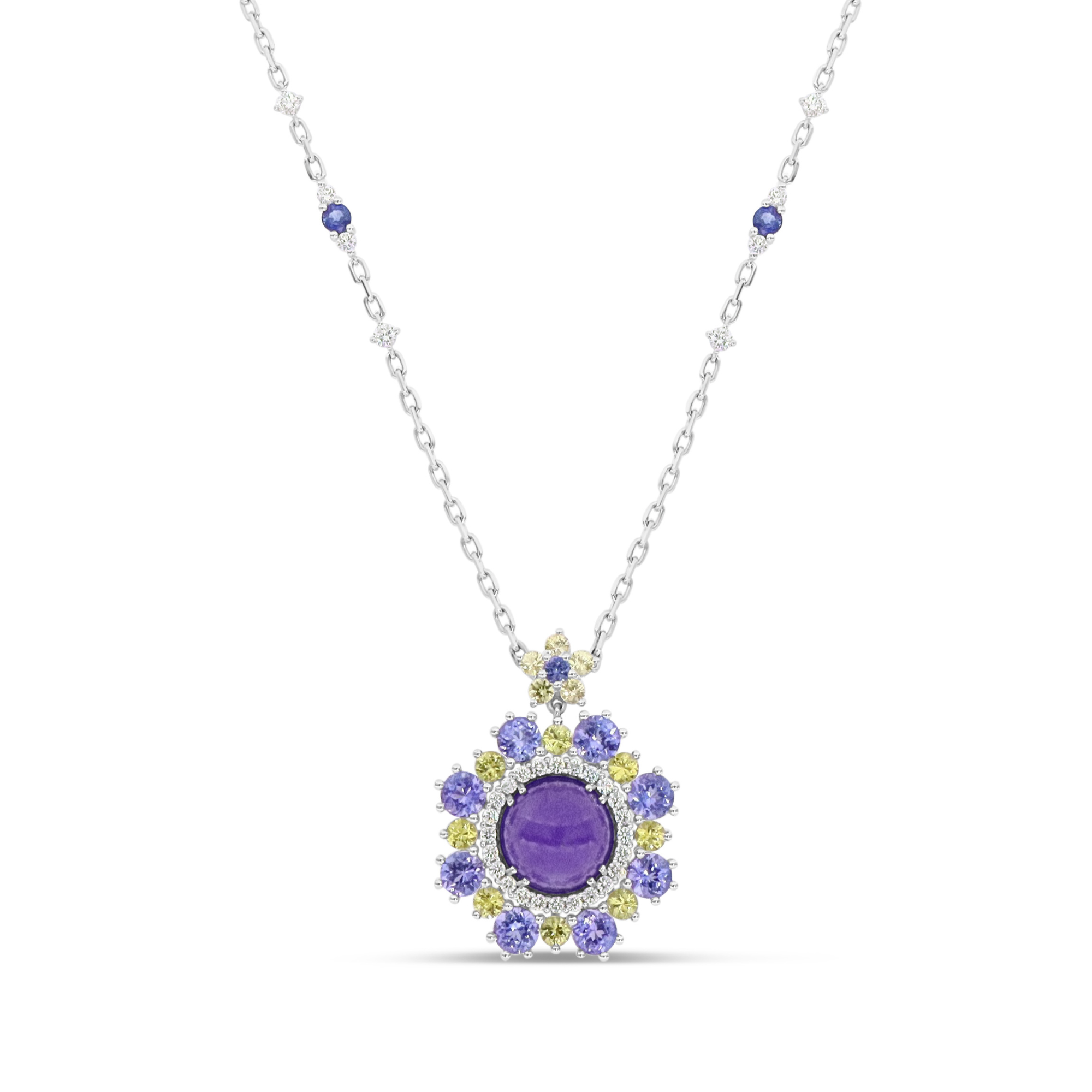 Purple Anemone Pendant